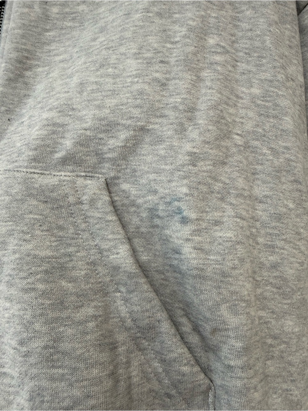 GYMSHARK Women's Cosy Luxe Zip Through Hoodie Size L in Soft Grey Marl - Picture 5 of 9